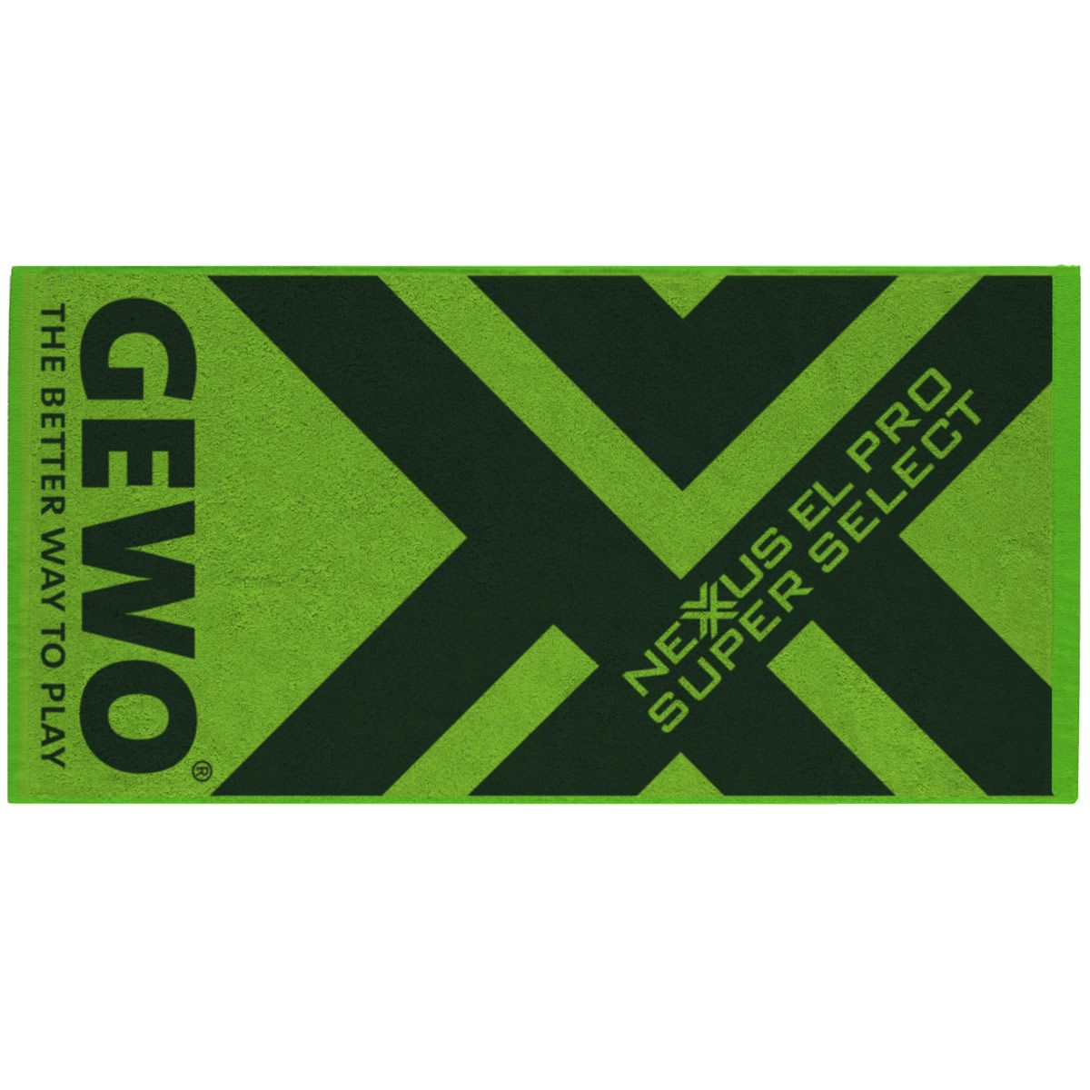 Gewo Handduk Super Select svart/grön