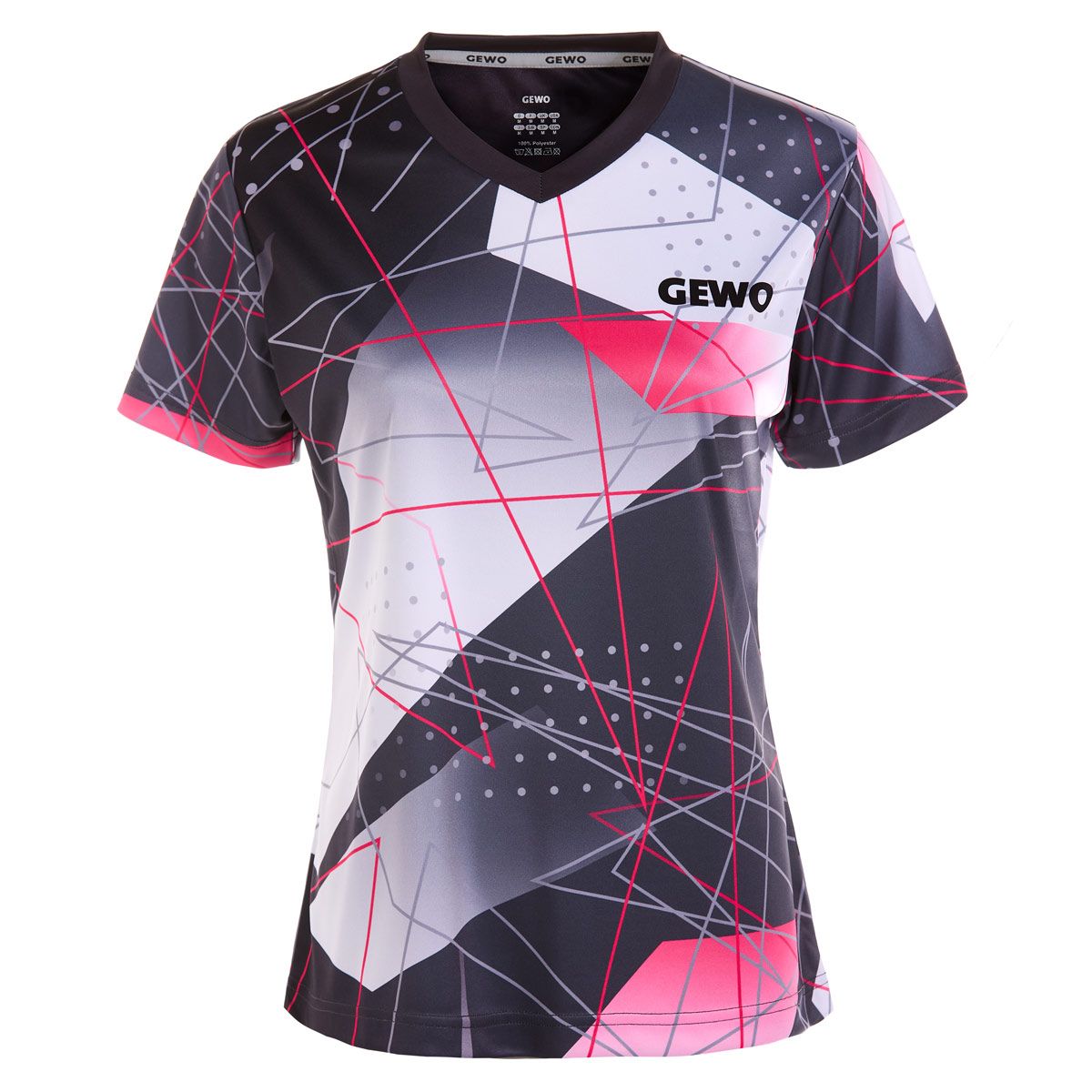 Gewo shirt Lugo Lady svart/rosa