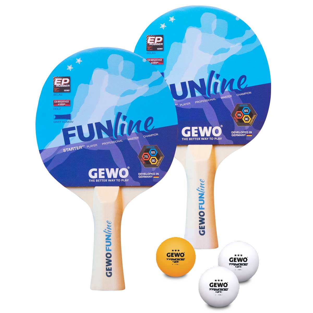 Gewo Racket Set Double-Fun