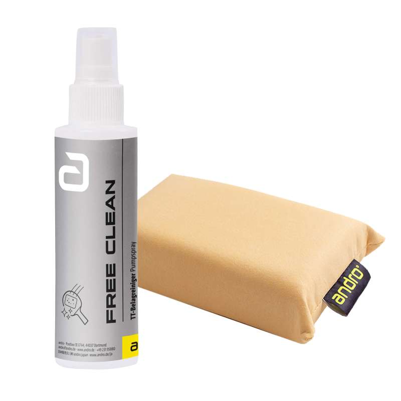 Andro Rengöringsset Free Clean 2 Syntetisk Svamp 125 ml.