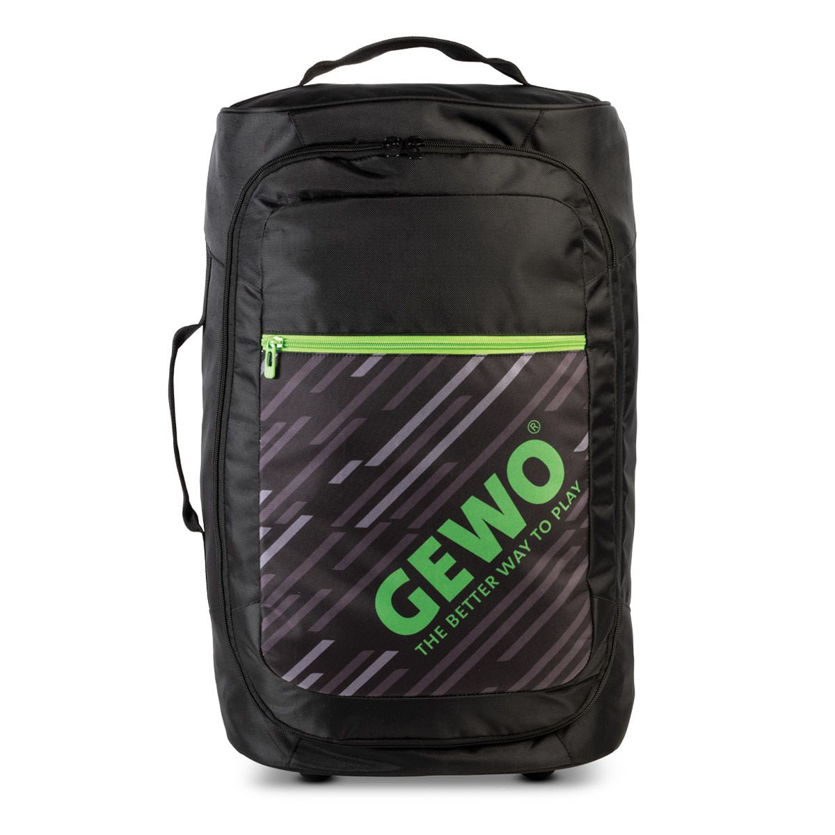 Gewo Trolley Stripes M svart/lime