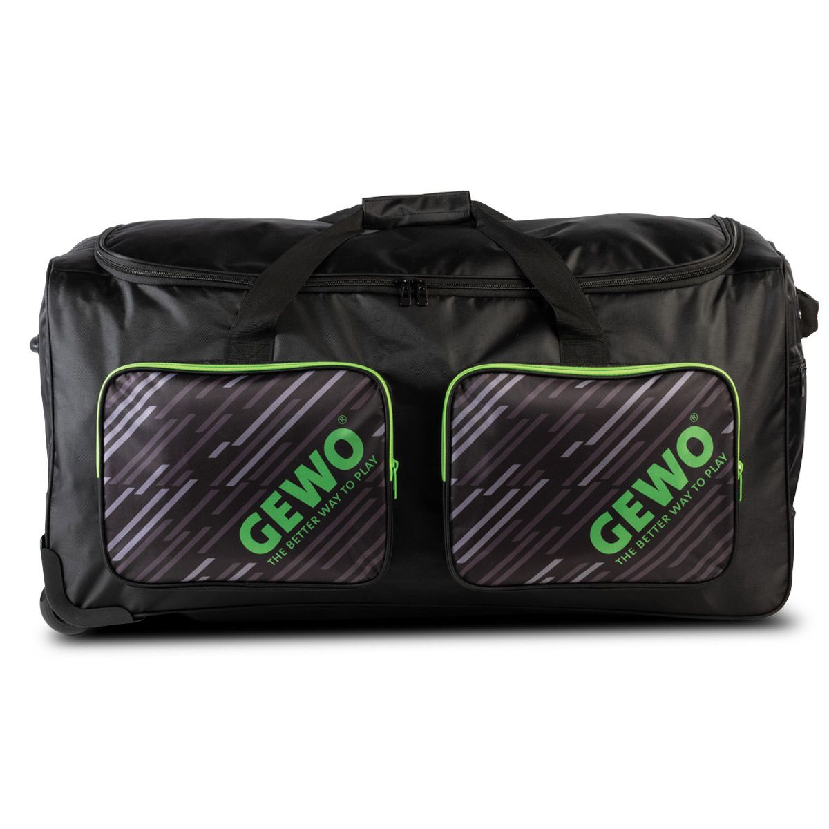Gewo Trolley Stripes XL svart/lime