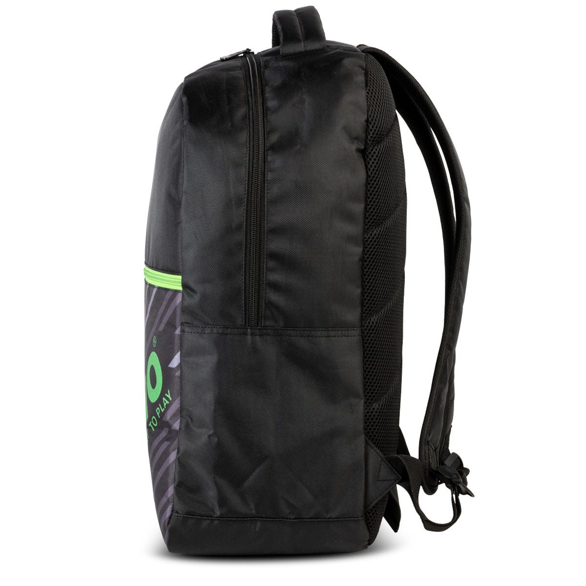 Gewo Backpack Stripes svart/lime