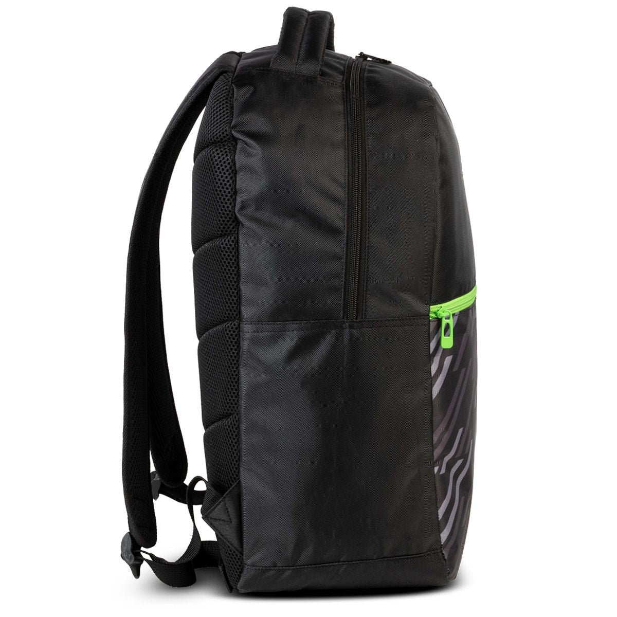 Gewo Backpack Stripes svart/lime