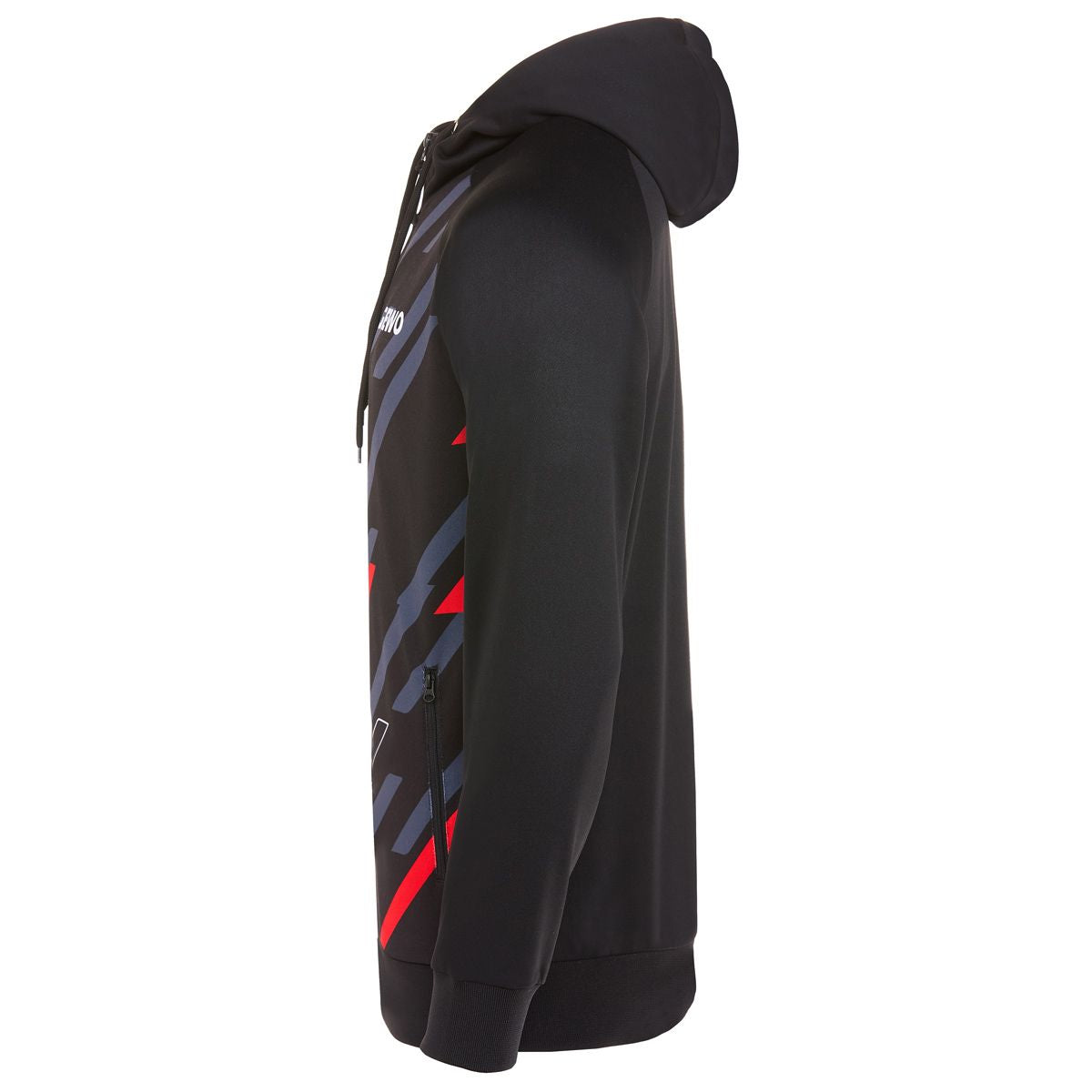 Gewo Hoodie Ponza I svart/röd