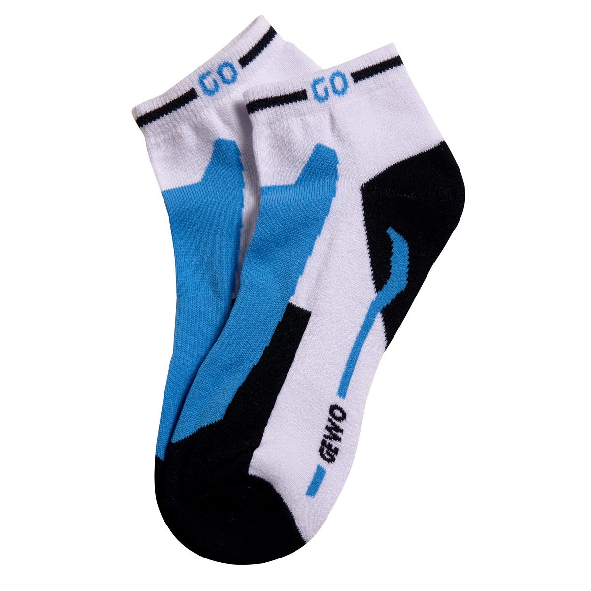 Gewo Short Socks Flex III vit/blå