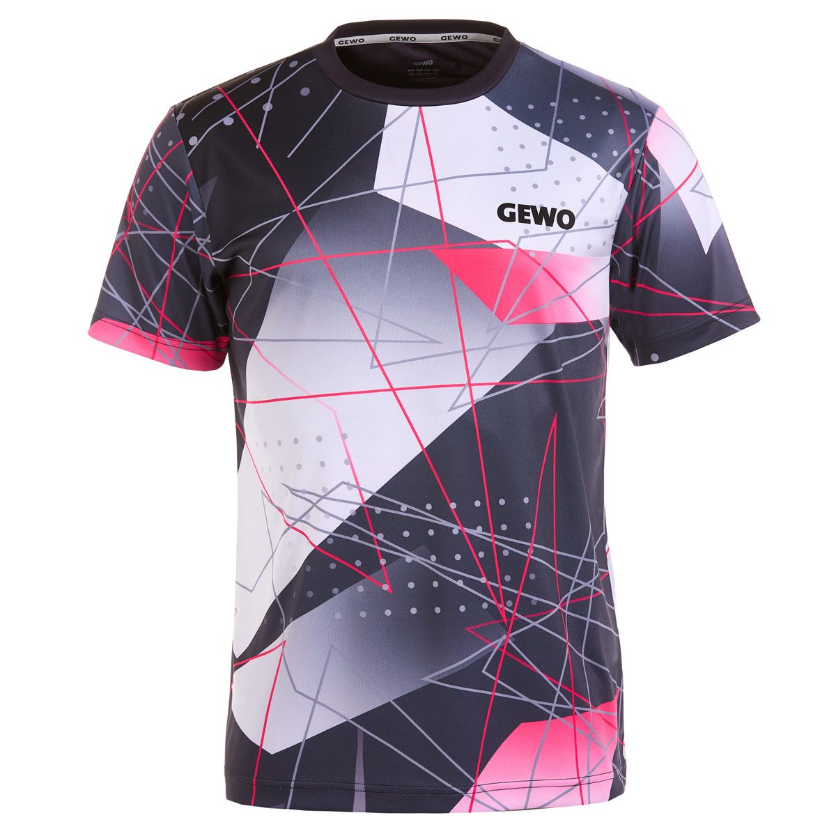 Gewo shirt Lugo I svart/rosa