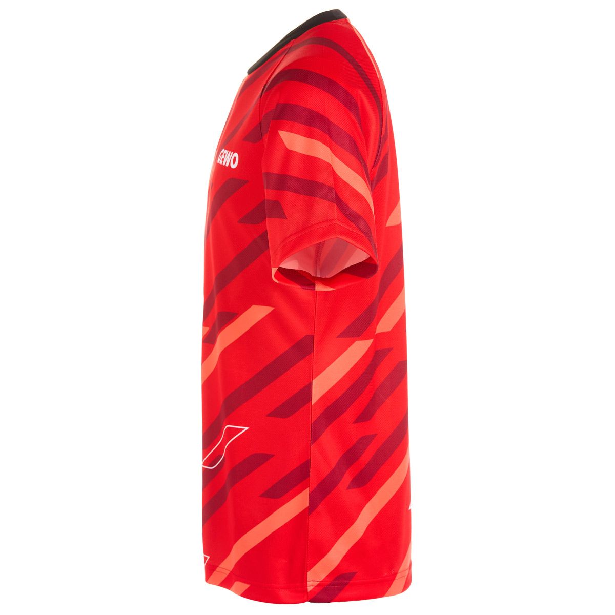 Gewo shirt Ponza I röd/svart