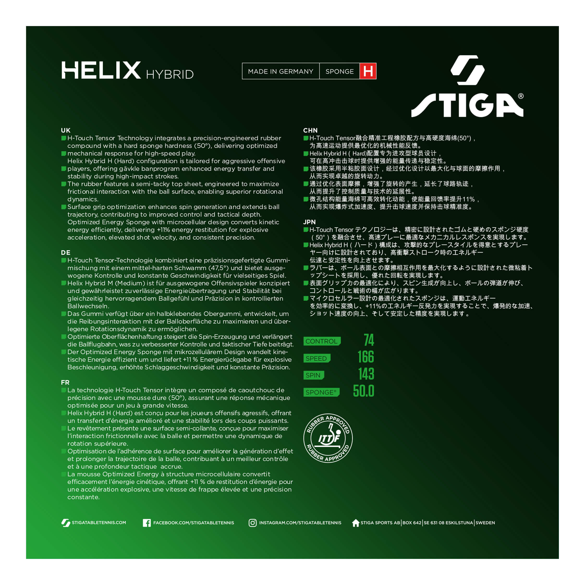 Stiga Helix Hybrid H