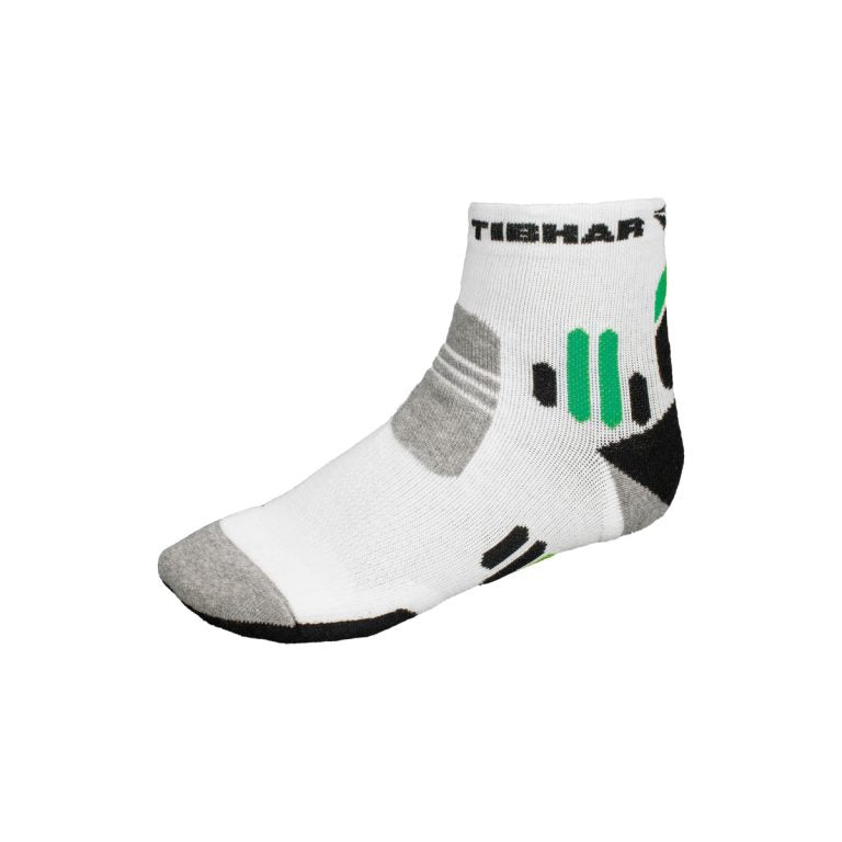 Tibhar Strumpor Tech II vit/svart/grön