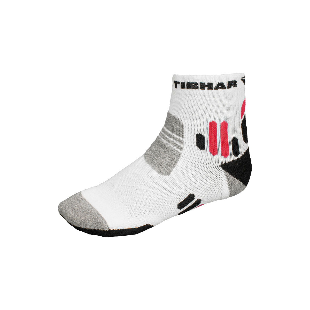 Tibhar Strumpor Tech II vit/svart/röd
