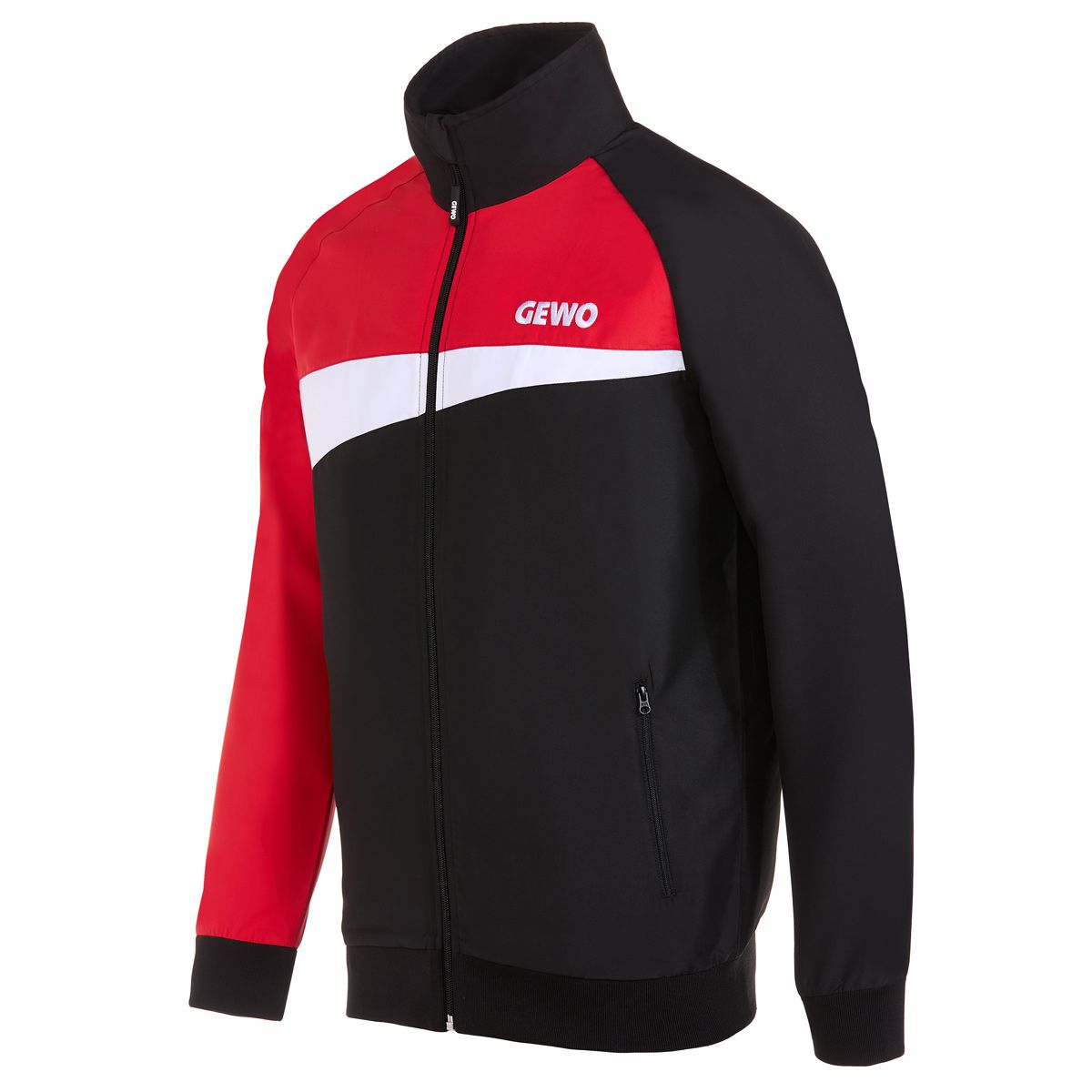 Gewo Tracksuitjacket Fondi I svart/röd