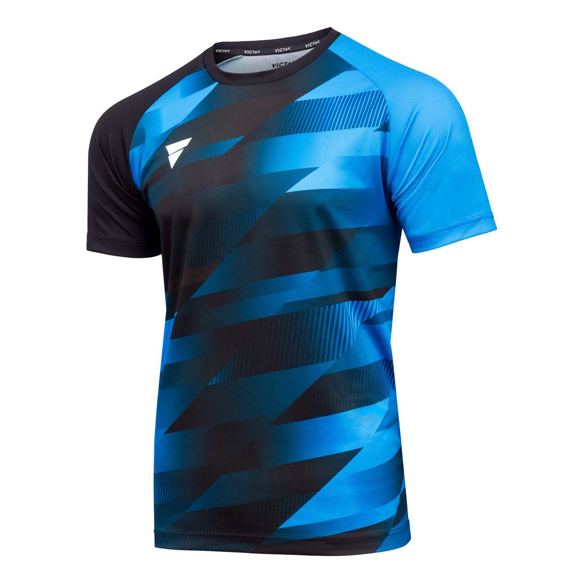 Victas T-Shirt V-Tshirt 231 blå/svart