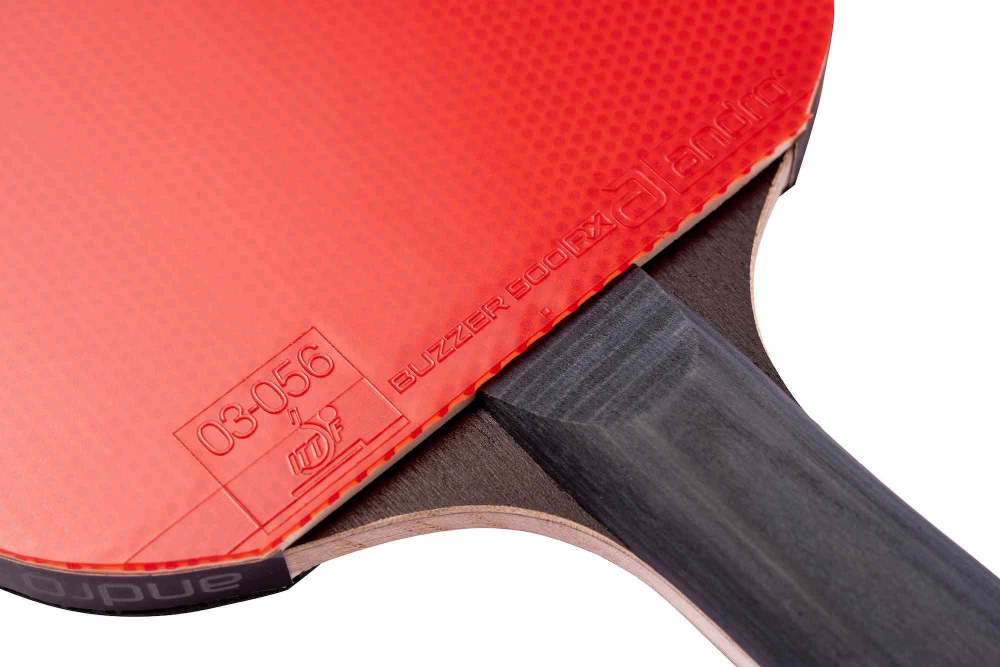 Andro Bat-Set Buzzer Pro Carbon 500 RX svart/röd konkav