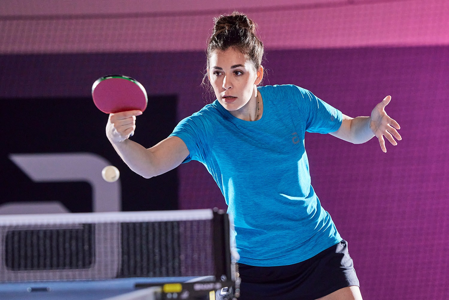 Andro Shirt Melange Alpha lagunblå