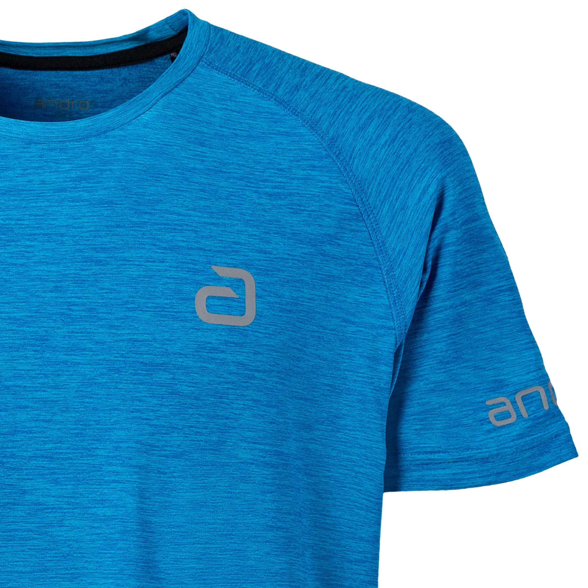 Andro Shirt Melange Alpha lagunblå