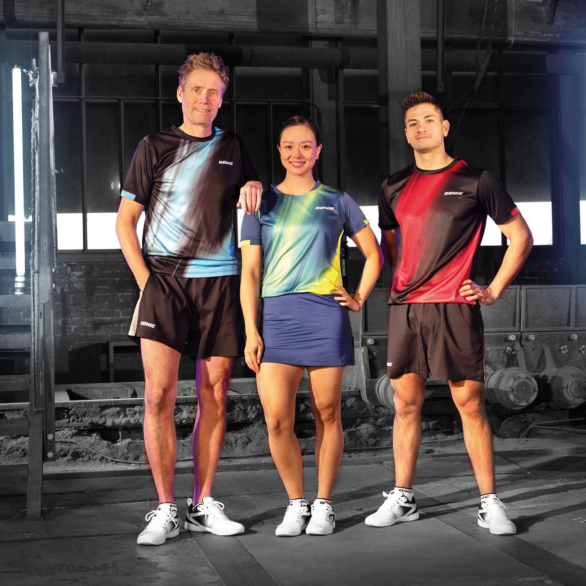 Donic t-shirt Cream Junior svart/ljusblå