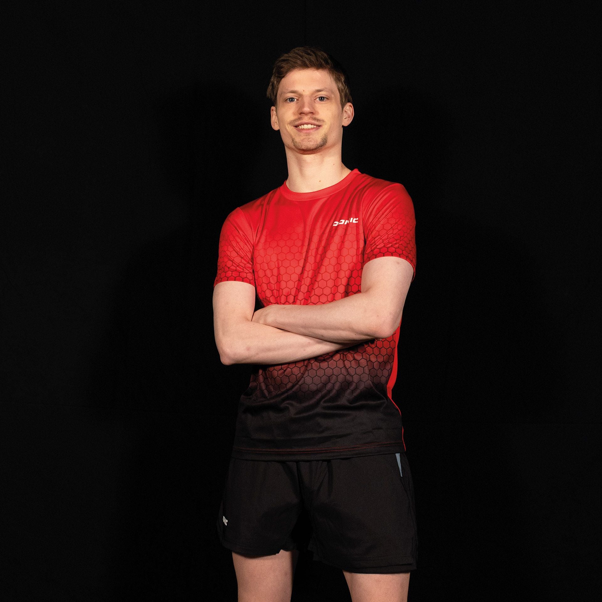 Donic t-shirt Scorpion Junior röd/svart