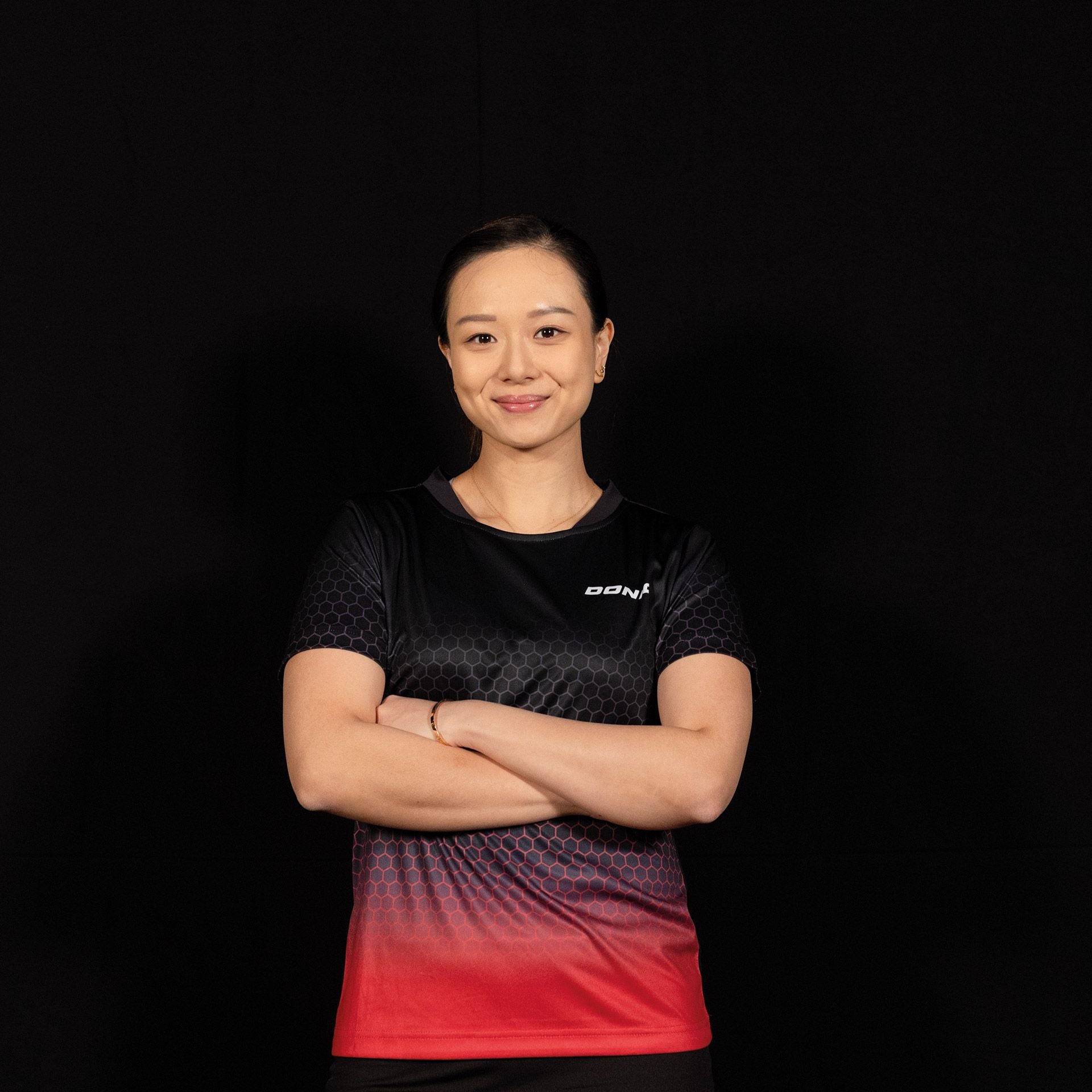 Donic tröja Spider Lady svart/rosa