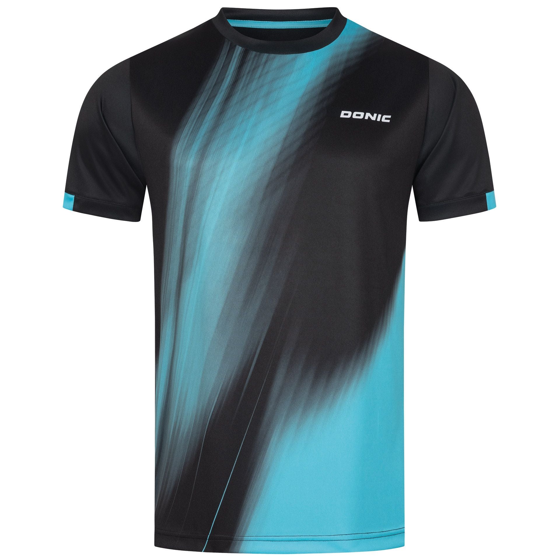 Donic t-shirt Cream svart/ljusblå