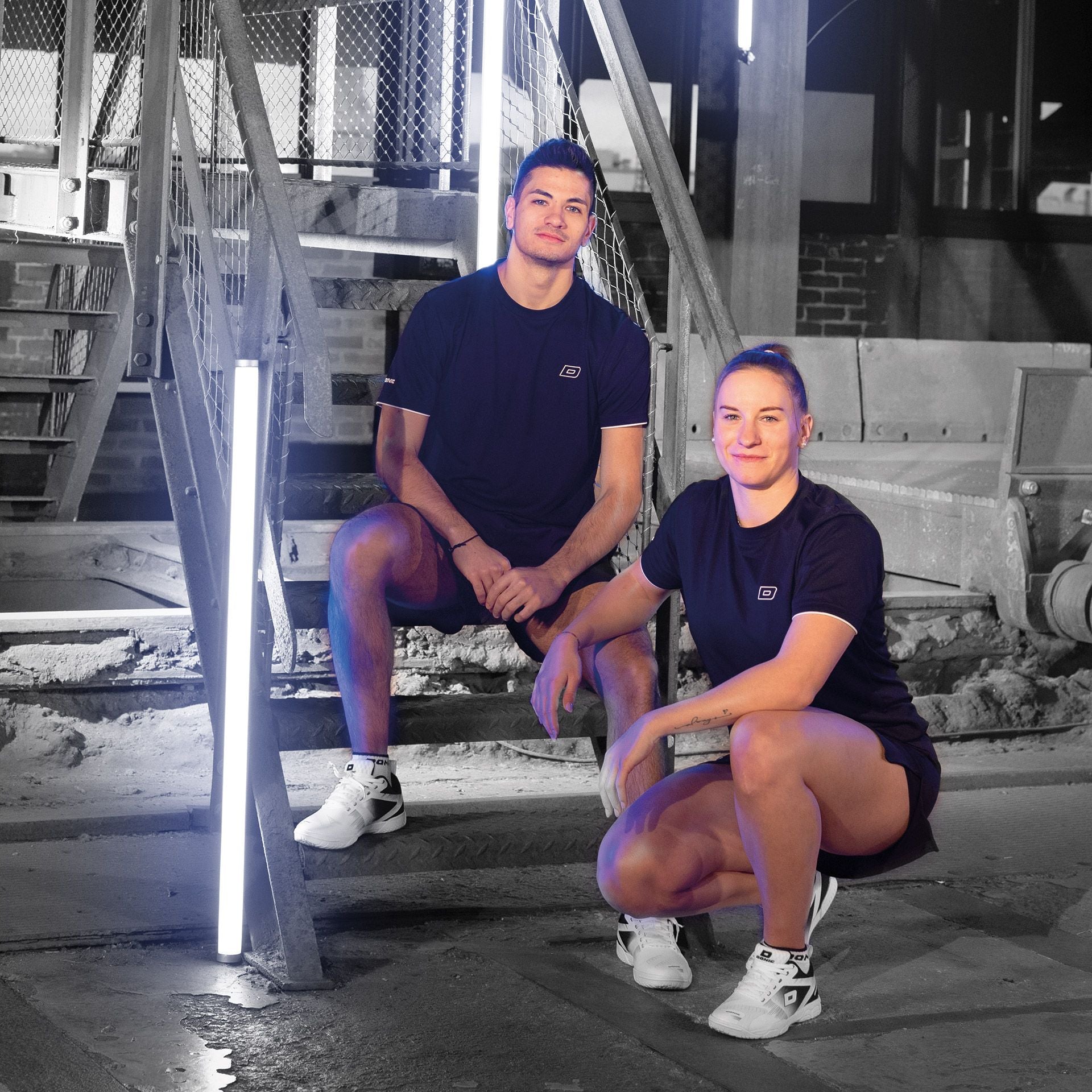 Donic t-shirt Black Series Junior svart