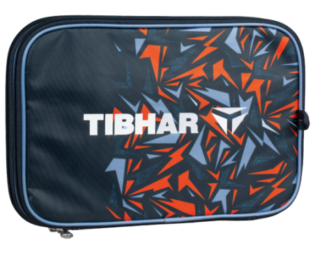 Tibhar Double Cover Spectra fyrkantig marinblå/orange