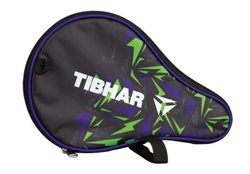 Tibhar Cover Spectra rund med bollfack svart/grön