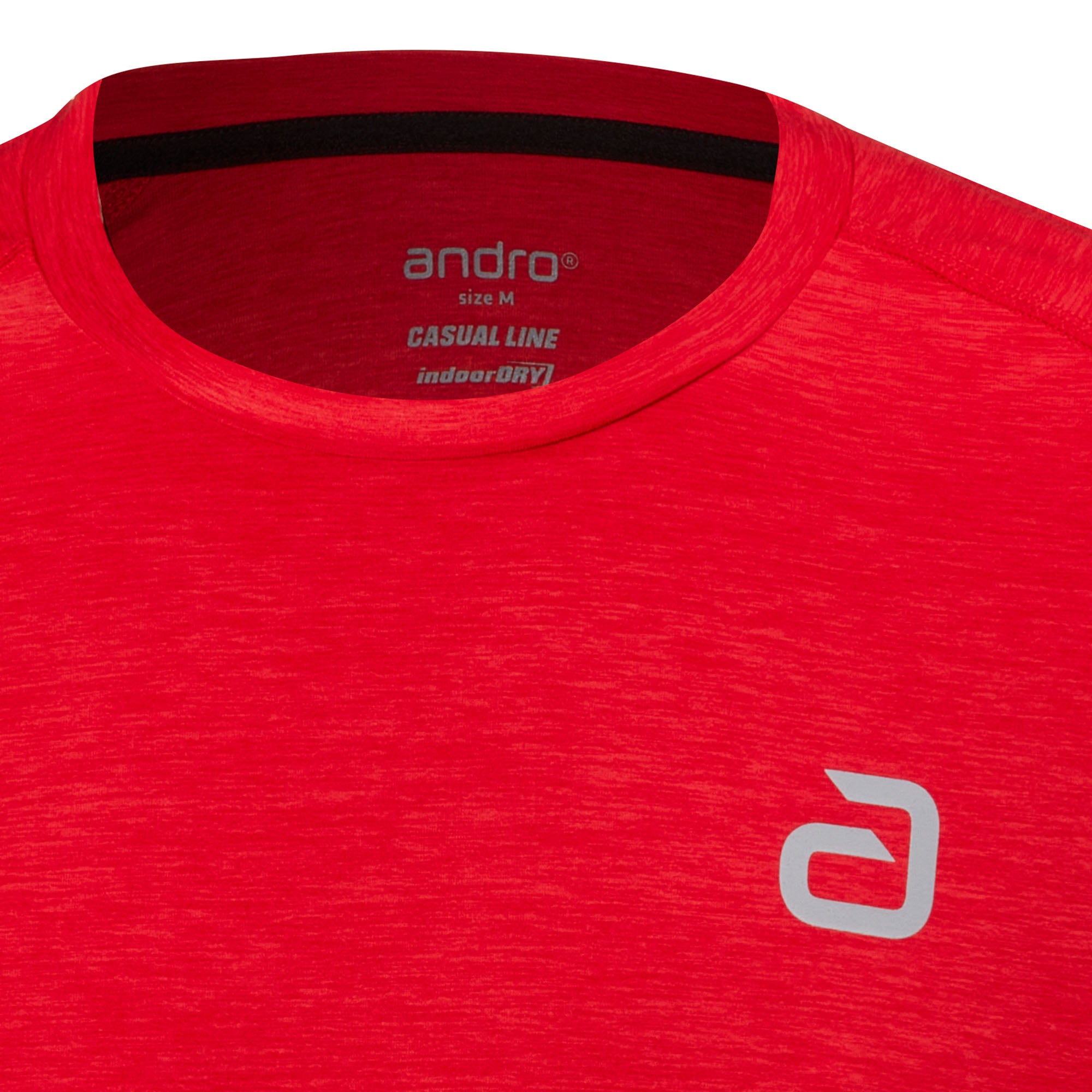 Andro Tröja Melange Alpha chili röd