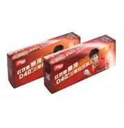 DHS Ball *** Dual ABS white 40+ (10) Double Happiness SE - tabletennisstore.eu