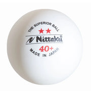 Nittaku Two Star 40+ white (3) Nittaku SE - tabletennisstore.eu
