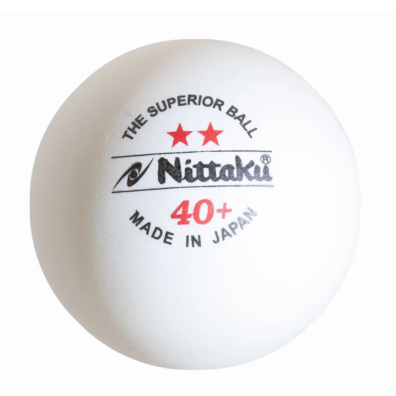 Nittaku Two Star 40+ white (3) Nittaku SE - tabletennisstore.eu